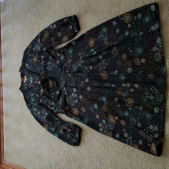 BURBERRY 100% SILK FLORAL DRESS - Picture 7 of 11